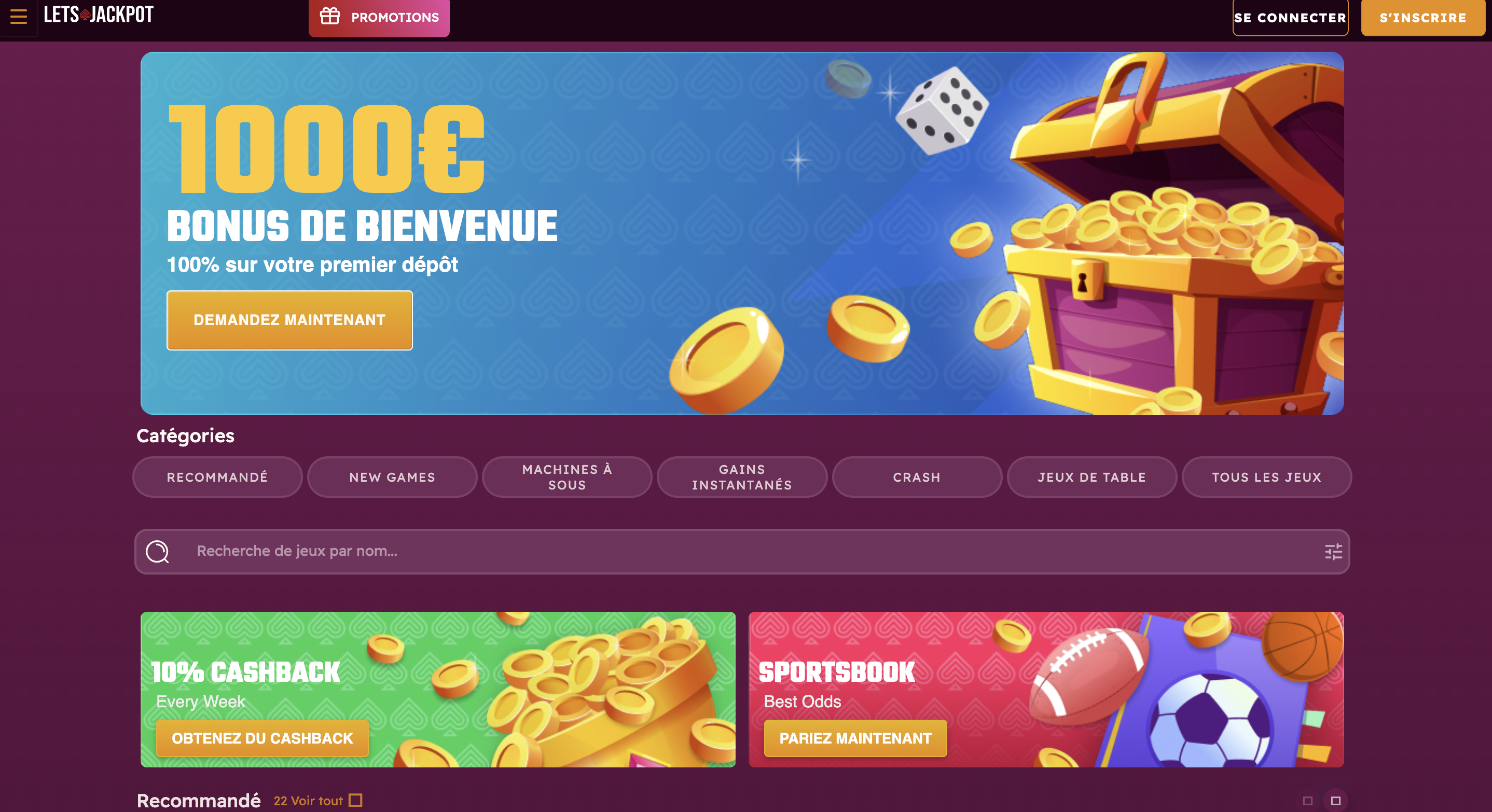 letsjackpot code bonus casino sans depot